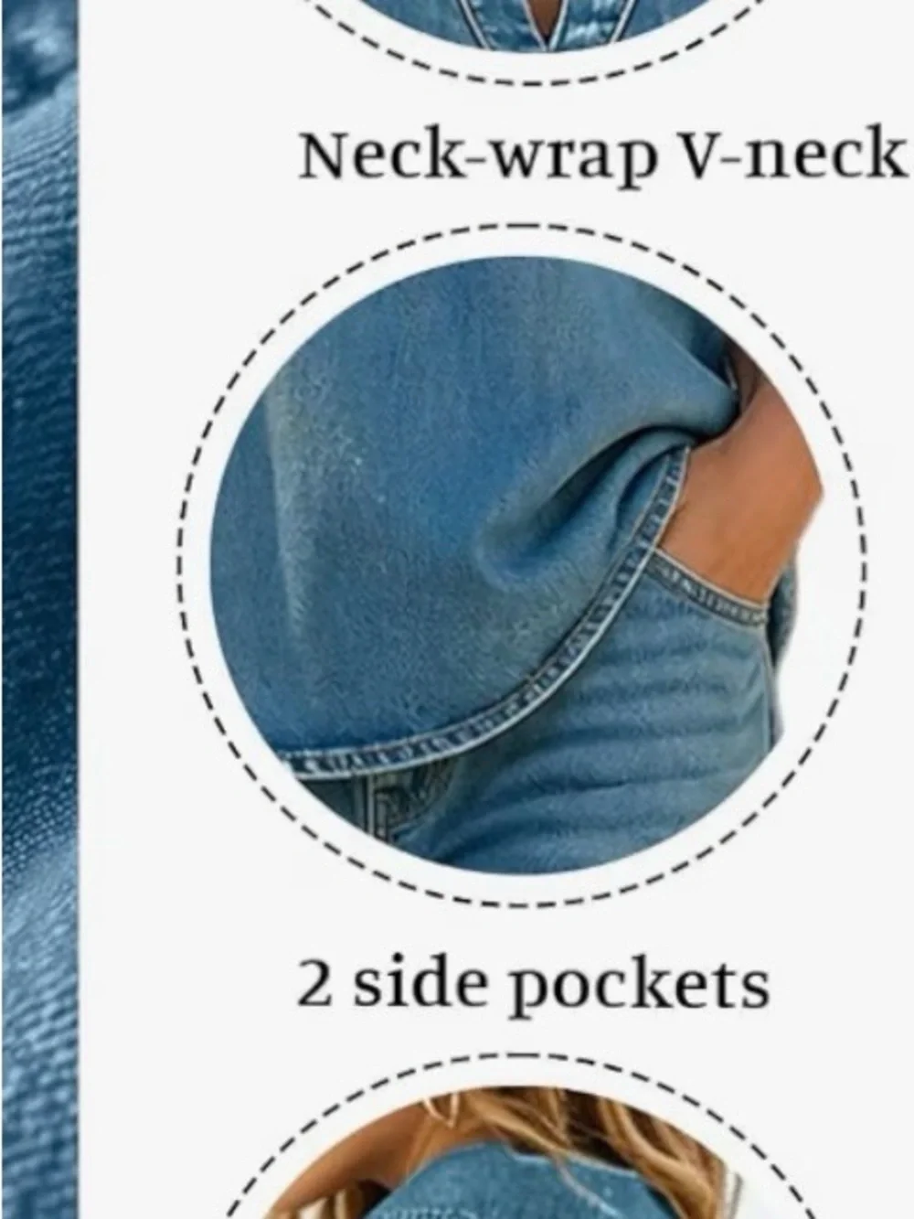 Light Blue Wide Leg Jeans for Women